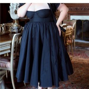 SELKIE High court raven dress NO SHRUG size XL